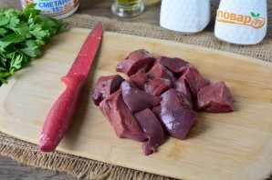 Суфле из свиной печени