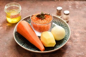 Суп из чечевицы с мятой