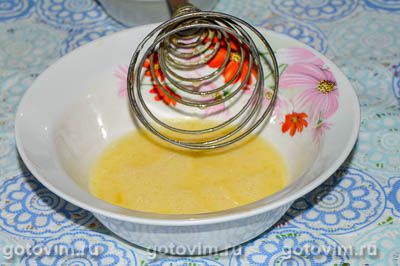 Суп из овощной смеси с яичными блинчиками Суп из овощной смеси с яичными блинчиками