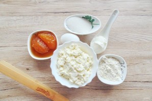 Творожная запеканка с абрикосами