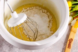 Творожный пирог с виноградом