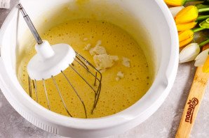 Творожный пирог с виноградом