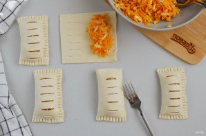 Тыква в слоеном тесте