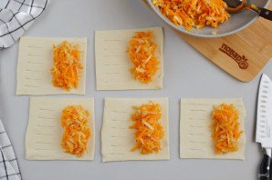 Тыква в слоеном тесте