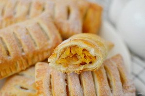 Тыква в слоеном тесте