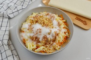 Тыква в слоеном тесте