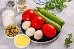 Закусочный торт из кабачков