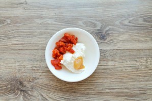 Запеченные яблоки с рикоттой