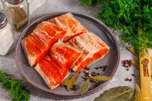 Засолка радужной форели в маринаде