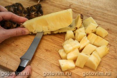 Жареные утиные ножки с ананасами Жареные утиные ножки с ананасами