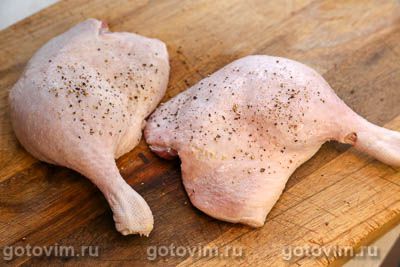 Жареные утиные ножки с ананасами Жареные утиные ножки с ананасами