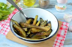 Баклажаны маринованные в соевом соусе