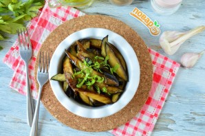 Баклажаны маринованные в соевом соусе