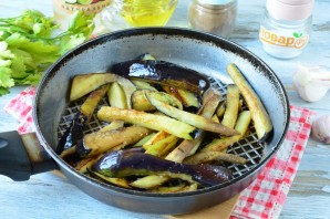 Баклажаны маринованные в соевом соусе