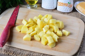 Баклажаны с картошкой в духовке