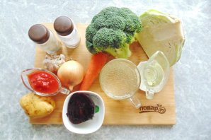 Борщ с брокколи