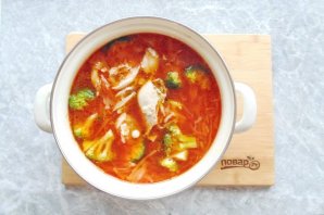 Борщ с брокколи