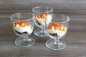 Десерт "Сникерс"