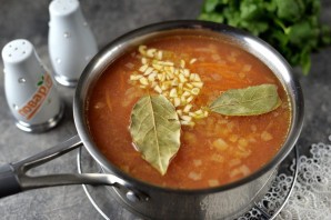 Фасолевый суп с кинзой Фасолевый суп с кинзой