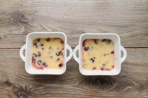 Флан с вишней