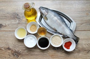 Форель в соусе терияки