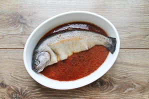 Форель в соусе терияки