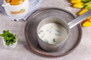 Горячий шоколад с мятой