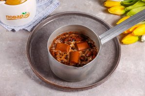 Горячий шоколад с мятой