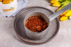 Горячий шоколад с мятой