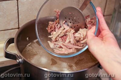 Гороховый суп с уткой