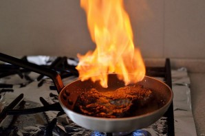 Говядина "Фламбе"