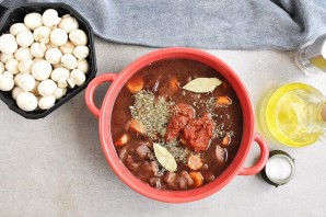 Говядина в вине по-бургундски