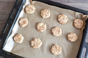 Яблочное печенье с миндалём