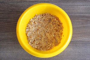 Яблочное печенье с миндалём