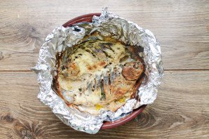 Караси в сметане в духовке в фольге