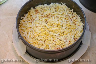 Копченая скумбрия под шубой