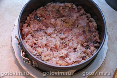 Копченая скумбрия под шубой