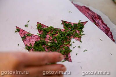 Копченая скумбрия под шубой