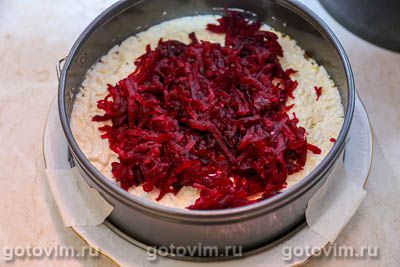 Копченая скумбрия под шубой