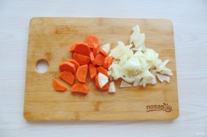 Курица с картофелем и тыквой в духовке