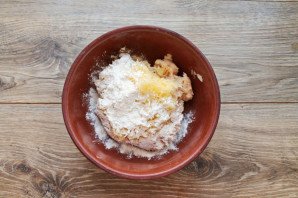 Куриное суфле с кабачками в духовке