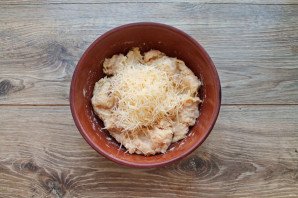 Куриное суфле с кабачками в духовке