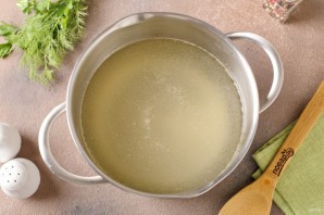 Куриный суп с цукини