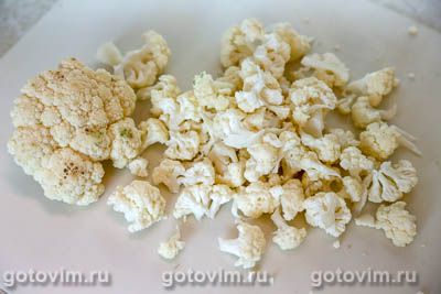 Куриный суп с цветной капустой и сырными клецками Куриный суп с цветной капустой и сырными клецками