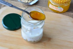 Ленивая овсянка с вишней и шоколадом