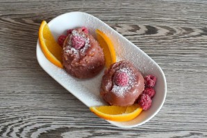 Малиновый пудинг