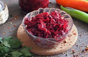 Маринованная свекла с морковью быстрого приготовления