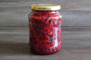 Маринованная свекла с морковью быстрого приготовления