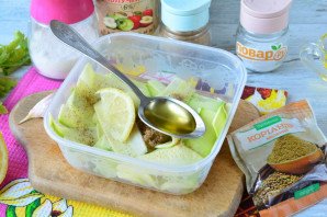 Маринованные кабачки за 30 минут