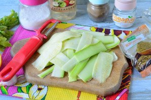 Маринованные кабачки за 30 минут